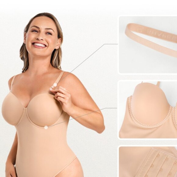 SHAPELLX Shapewear Bodysuit - Picture 7 of 9